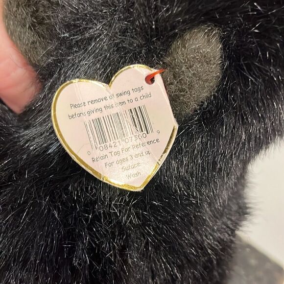 TY 1995 Beanie Buddy Baby George Gorilla Monkey 12” Stuffed Plush Animal - Picture 9 of 11